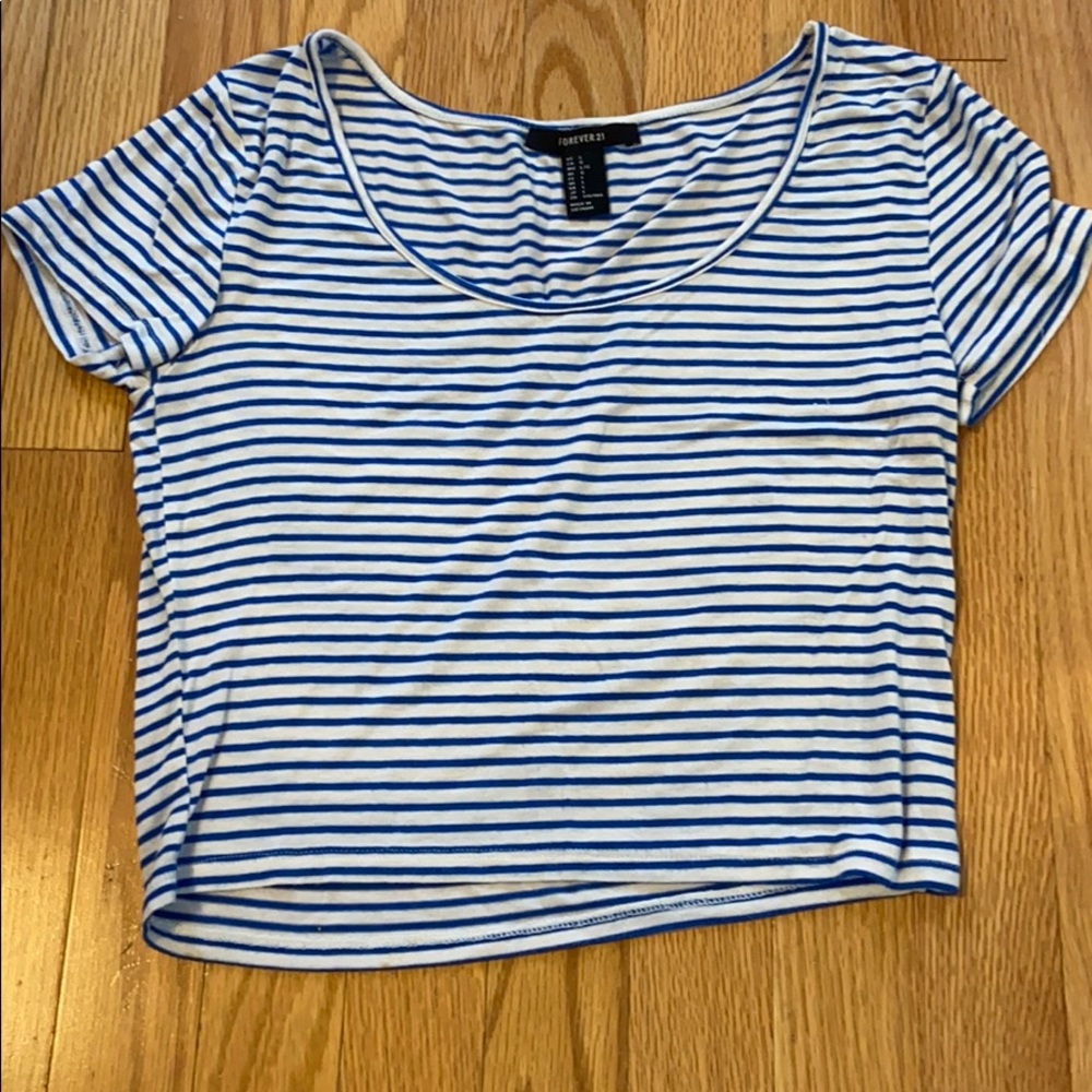 Striped Crop top